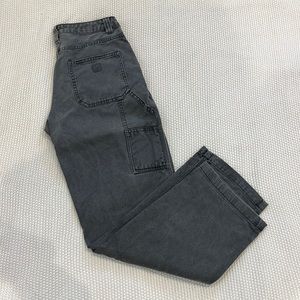 Aritzia Tna Cargo Jeans / Pants - Dark Grey Wash (Size 4)